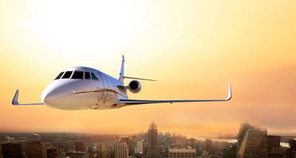 Private Plane is Flying on New York City